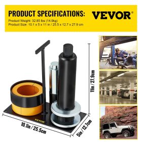 VEVOR Carrier & Pinion Bearing Puller, Compatible With Dana 30,40,50,60,70, 80, Ford 10.25Bearings, Pinion Puller Tool With 3 Clamshells, Steel C (Color: Black)