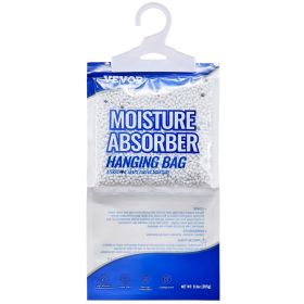 VEVOR HangingMoisture Absorber, 9.3 Oz Hanging Closet Dehumidifier Bags 10 Packs, Fragrance FreeMoisture Bags In Wardrobes, Bedrooms, Bathrooms (Option: 10PCS Closet Dehumidifier Bags)
