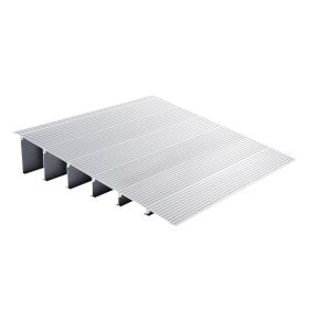 VEVOR Door Threshold Ramp, 6 Rise, 800 Lbs Load Capacity, Door Ramp For Wheelchairs, Aluminum Threshold Ramp For Doorways, Adjustable Modular Thr (Option: SNPTVO)