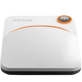 VEVOR Heat Press Machine,9x9inches Portable Shirt Printing Multifunctional Sublimation Transfer Heat Press Machine TeflonCoated, Easy Iron-on Pre (Color: White)