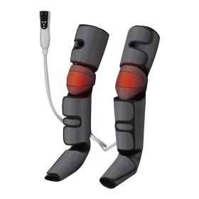 VEVOR Full Leg Massager, Air Compression Leg Massager For Foot Calf Thigh Knee, 2 Knee Heating Levels, 3 Modes & 3 Intensities, Leg Compression M (Option: LY 670D)