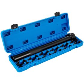 VEVOR Inner Tie Rod Tool Kit, 13 Pcs Crowfoot Adapters Inner Tie Rod Tool Set, 13 Pcs Tie Rod Removal Tool,Drive Tube Tie Rods Tool, Heavy-Duty S (Option: Inner Tie Rod Tool Kit)