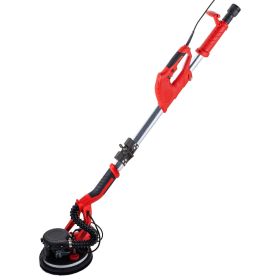 VEVOR Drywall Sander 850W, Electric Drywall Sander, Variable Speed 800-1750 RPM, Foldable Sheetrock Sander, With Telescope Handle, Electric Sande (Option: Red Black)