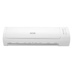 Laminator Machine Cold & Hot Laminator For Max A3 Size 3-5 Mil Thickness (Color: White)