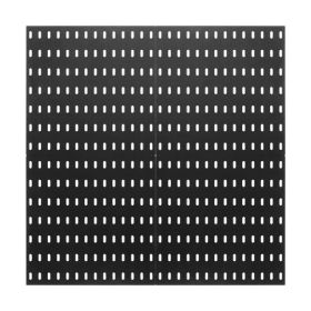 Pegboard Combination Kit 11 X 11 Plastic Pegboard 4 Panels Wall Organizer Black (Color: Black)