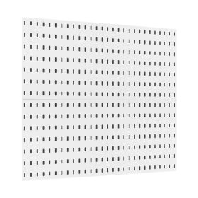 Pegboard Combination Kit 11 X 11 Plastic Pegboard 4 Panels Wall Organizer White (Color: White)
