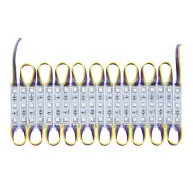 VEVOR 200PCS LED Storefront Lights, 103 Ft, LED Module Lights, 5050 SMD 3-LED RGB Color Changing Window Lights With Remote Control For Business S (Option: 31500x12x7mm)