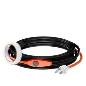 Pipe Heating Cable 18FT 7W FT Heat Tape For Pipes With Built-in Thermostat (Option: 18FT)