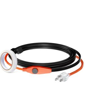 Pipe Heating Cable 6FT 7W FT Heat Tape For Pipes With Built-in Thermostat (Option: 6FT)