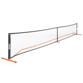 VEVOR Pickleball Net Set, 22FT Regulation Size Portable Pickleball System With Carrying Bag & Balls & Paddles, Weather Resistant Steady Metal Fra (Option: 6730x705x920mm)