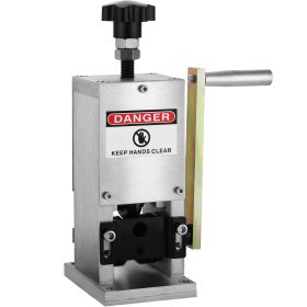 VEVOR Manual Wire Stripping Machine 0.06-0.98 Inches, Wire Stripper Machine With Hand Crank Portable, Wire Stripping Tool Aluminum Construction,f (Option: Manual Wire Stripping Machine)