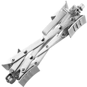 VEVOR Camper Wheel Chock Stabilizer, X-shaped RV Stabilizer Wheel Chock, Fit For Tire Space, 2 Sets Of Wheel Chocks With Ratchet Wrench And Stora (Option: 71C06G)