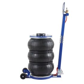 VEVOR Air Jack, 5 Ton 11000 Lbs Triple Bag Air Jack, Airbag Jack With Six Steel Pipes, Lift Up To 18.5 Inch 470 Mm, 3-5 S Fast Lifting Pneumatic (Option: ZG A)