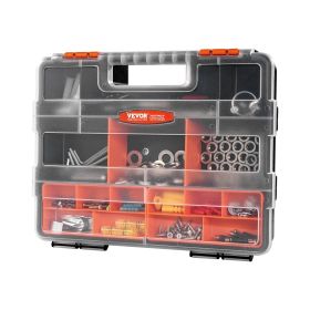 Single Sided 3Pack Small Parts Organizer 21Compartment Organizer Box With Removable Divider (Option: G4213)