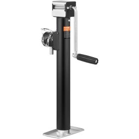 VEVOR Trailer Jack, Trailer Tongue Jack Welding-on 5000 Lb Weight Capacity, Trailer Jack Stand With Handle For Lifting RV Trailer, Horse Trailer, (Color: Black)