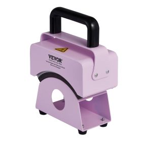 VEVOR Hat Press Machine Mini Hat Heat Press For Caps 5.9x3.15 Inch Plate Purple (Color: Purple)