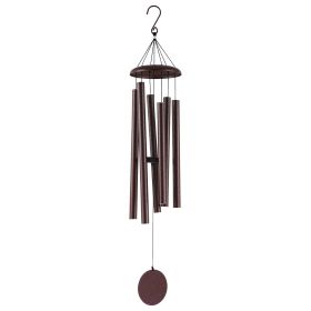 VEVOR Wind Chimes For Outside 45-Inch Aluminum Memorial Deep Tone Wind Chimes (Color: Brown)