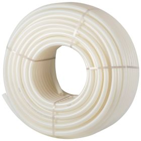 VEVOR PEX Pipe, 1 Inch X 500 FT PEX Tubing, Non Oxygen Barrier White PEX-B Pipe, Flexible PEX Water Line For RV Sewer Hose, Plumbing, Radiant Hea (Option: 500FT)