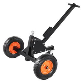 1500lbs 2-in-1 Trailer Dolly 22 And 26 In Adjustable Height 2in Ball With Caster (Color: Black)